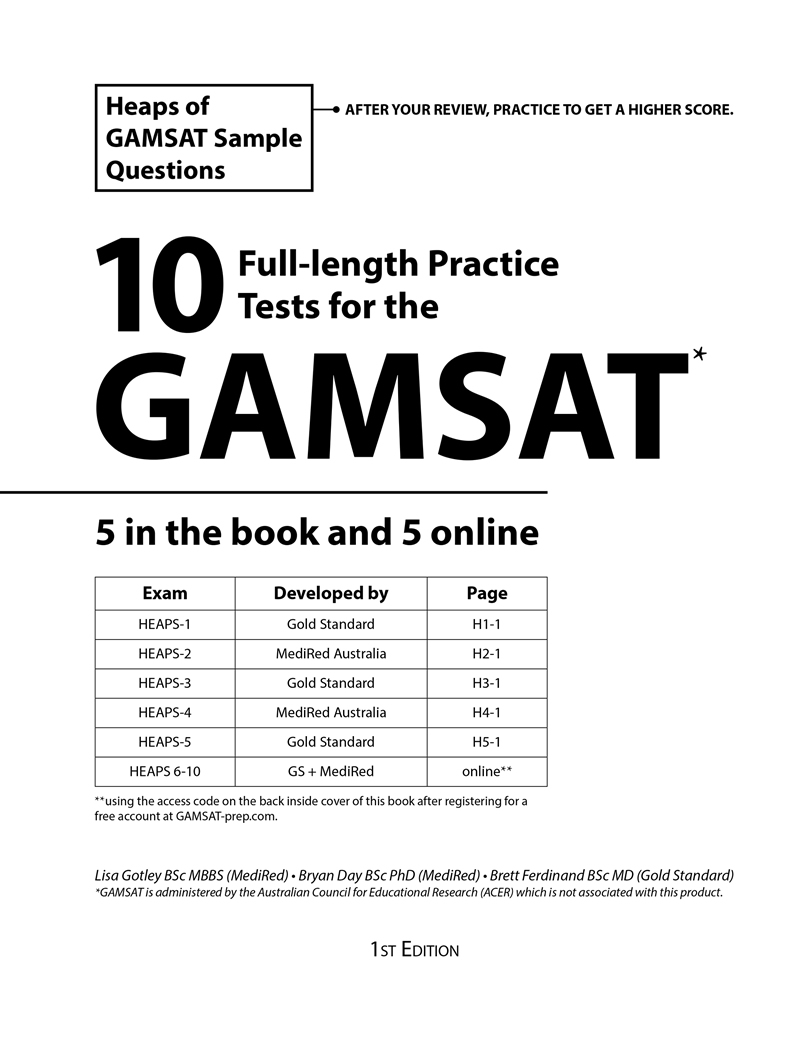 gamsat essay marker